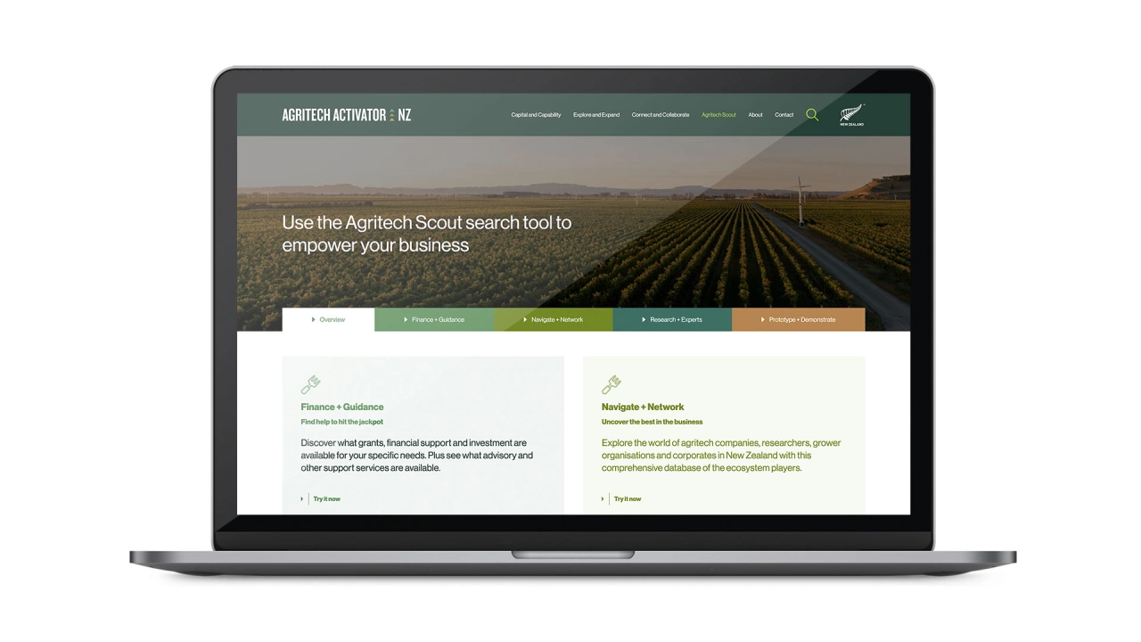 Agritech Activator Website