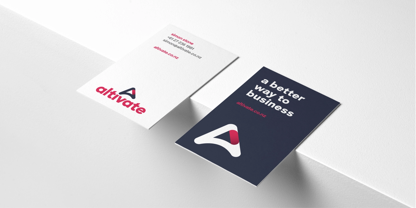 Altivate business cards