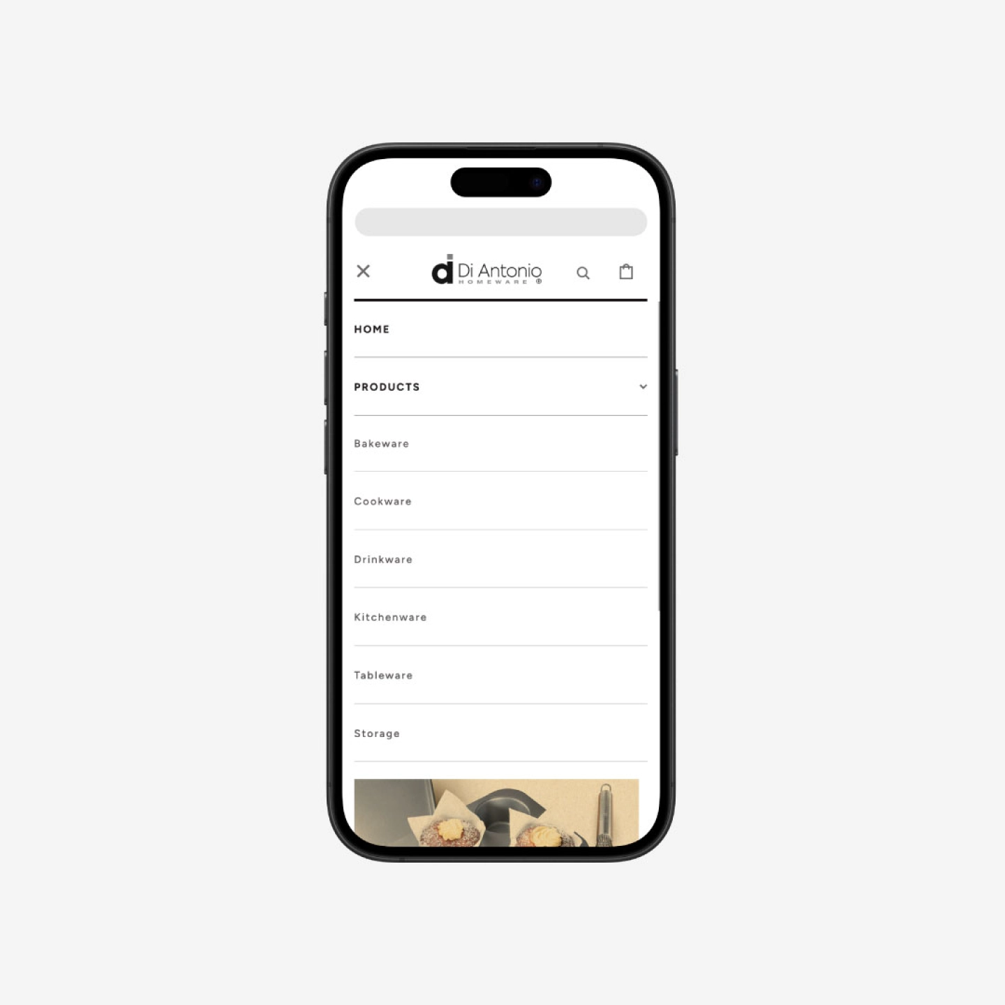 Di Antonio Homeware website