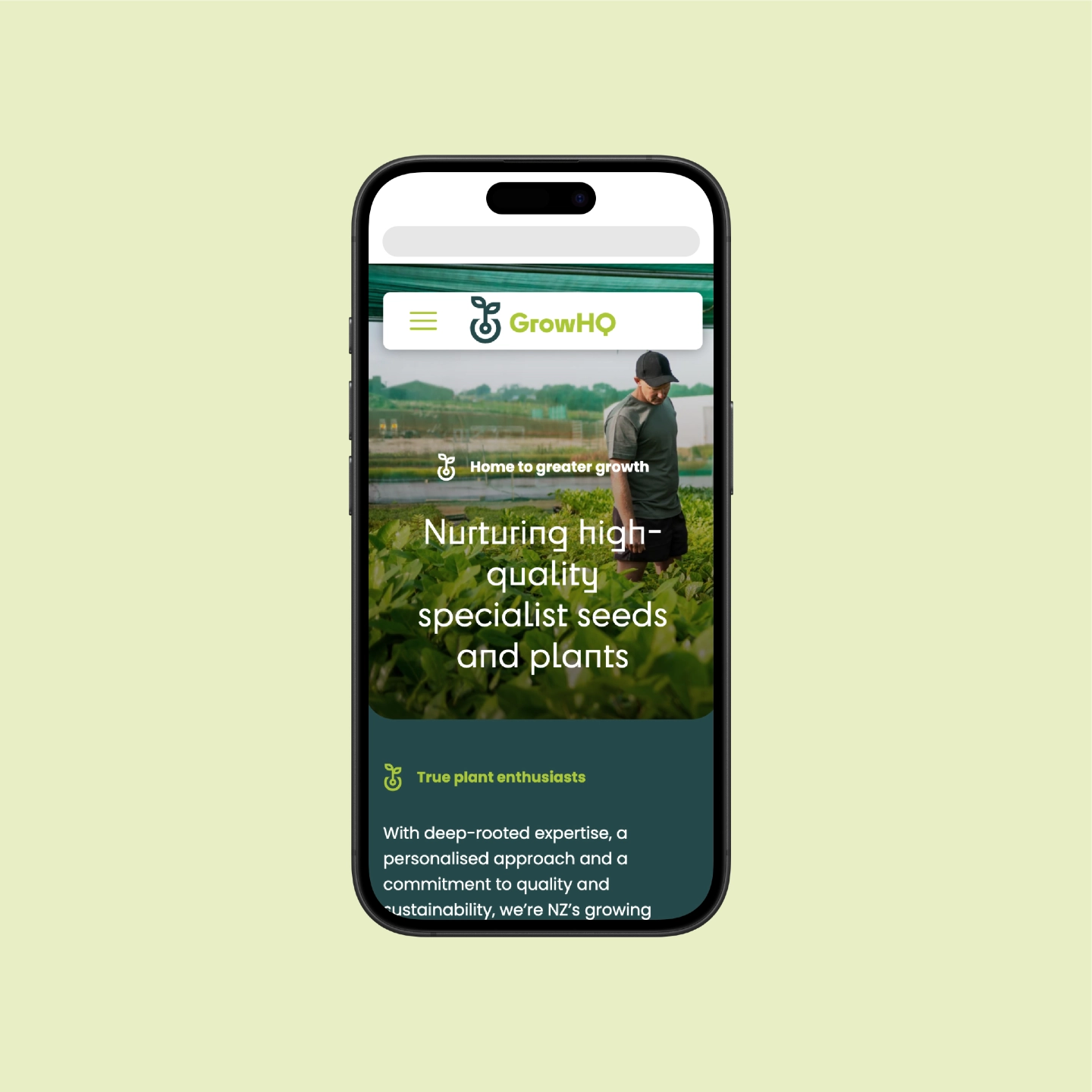 GrowHQ website