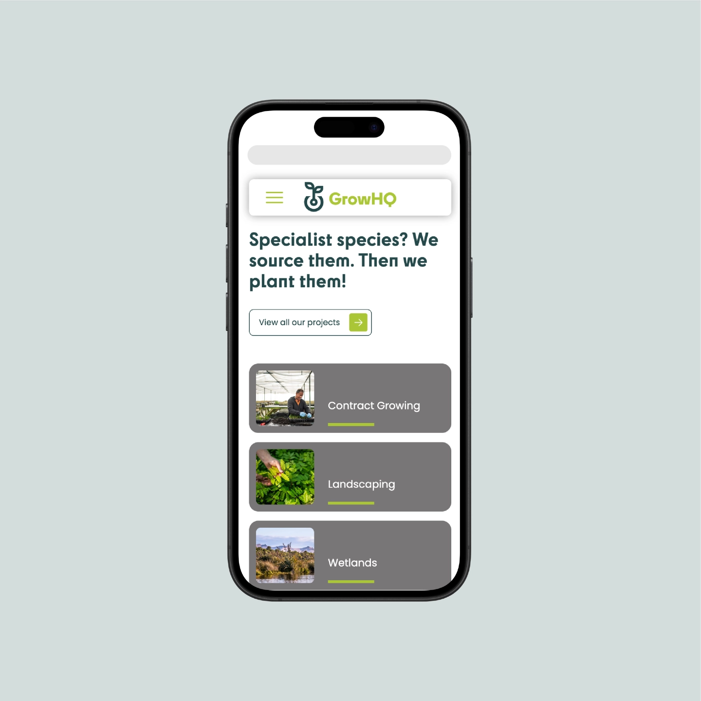 GrowHQ website