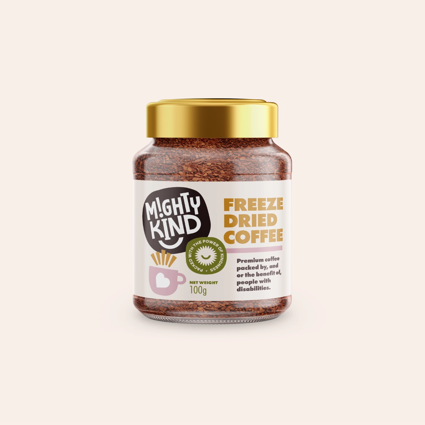 Mighty Kind coffee jar