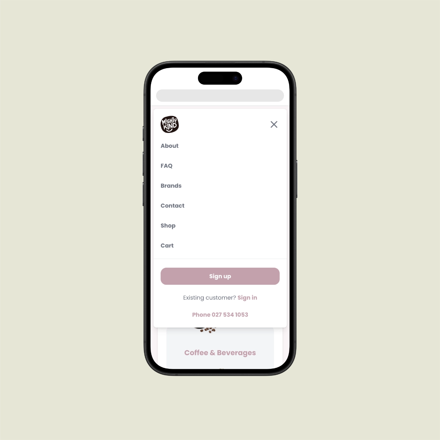 Mighty Kind website
