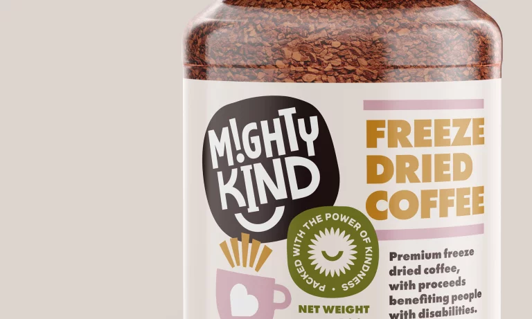 Mighty Kind coffee jar