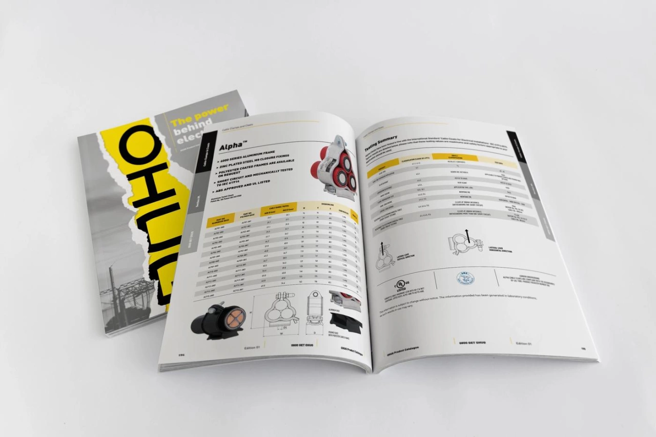 OHUG product catalog