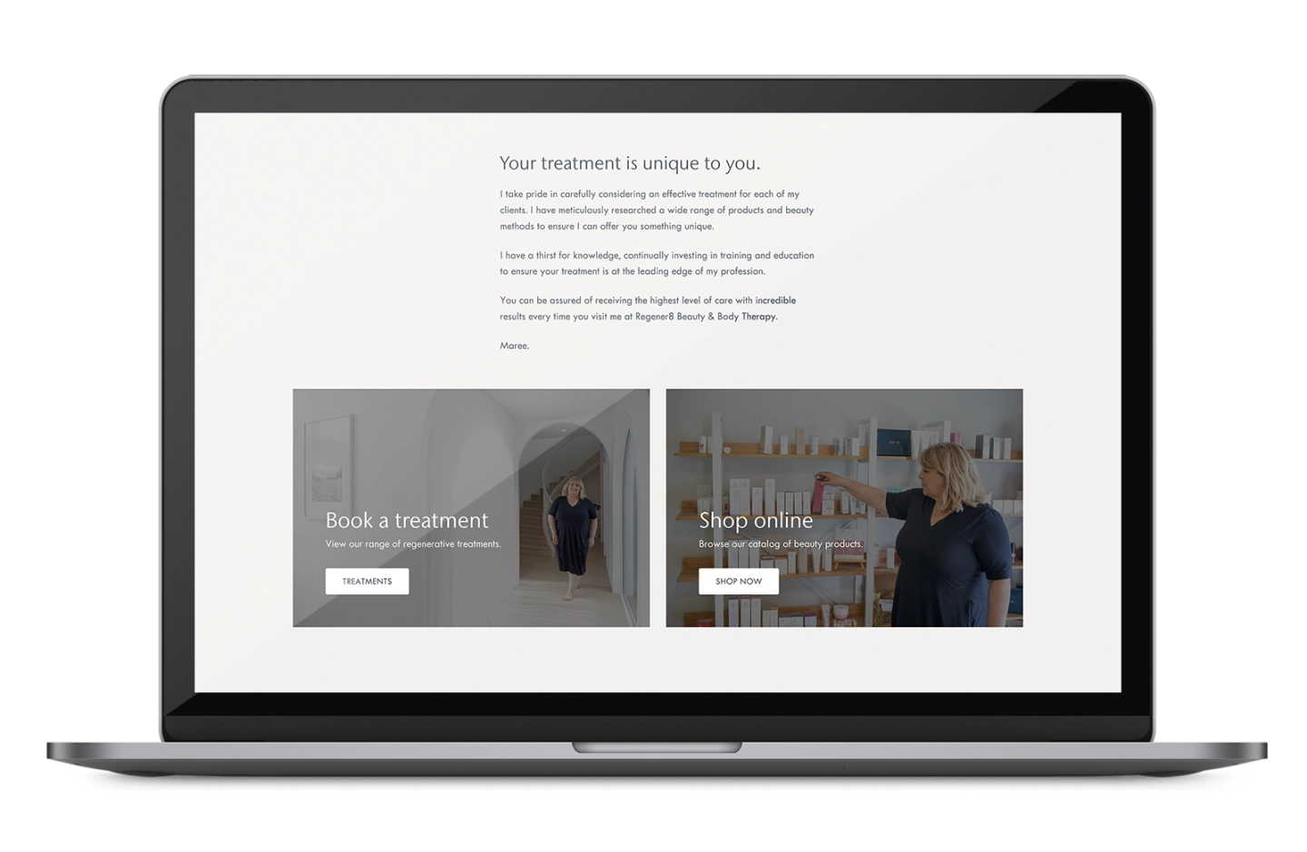 Regenerate Website