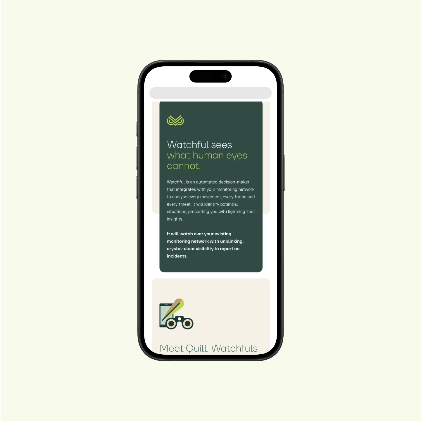 Watchful website