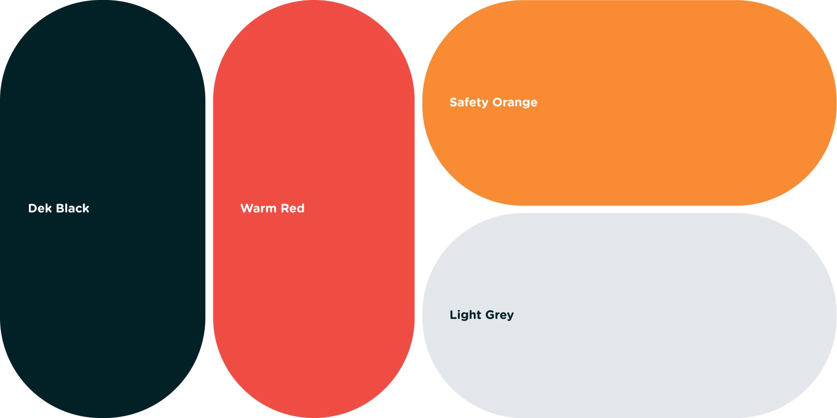 Workdek colour palette
